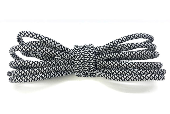 Rope Laces I Black & White by One-Up
