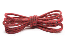 Load image into Gallery viewer, Reflektierende Rope-Schnürsenkel in fluoreszierendem rot von One-Up – auffällige, reflektierende Schnürsenkel für Sneaker, Sport- und Freizeitschuhe.